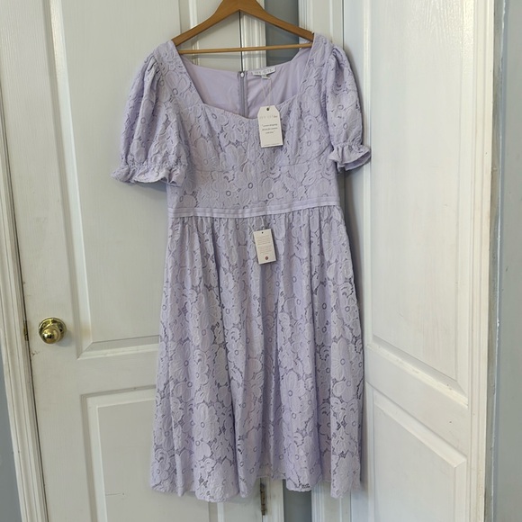 NWT Ivy City Co Lilac Lace Ballerina Dress - Picture 6 of 12